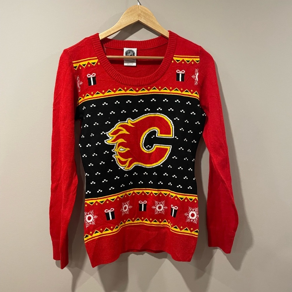 Calgary Flames NHL Hockey Ugly Sweater